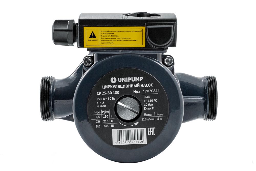 Циркуляционный насос UNIPUMP CP 25-80 180